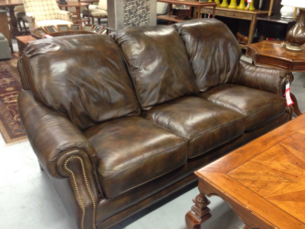 Brown Leather Hancock and Moore Sofa Couch for Sale $3000 Brown Leather Hancock and Moore Sofa Couch for Sale $3000