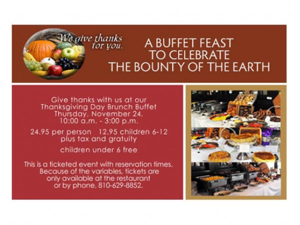 Are You Ready for Thanksgiving? 5 Restaurants Open On Thanksgiving - Fenton, MI Patch