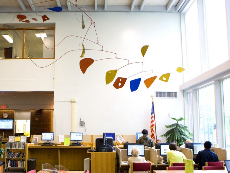 Grosse Pointe's Other Modern Art: a Mobile in the Central Library