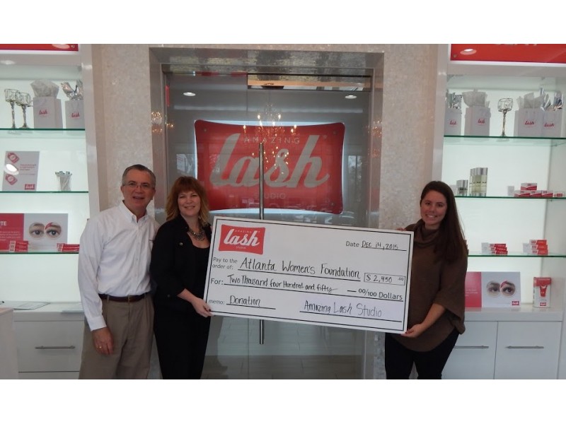 Amazing Lash Studio Raises 2,450 for Atlanta Women's Foundation