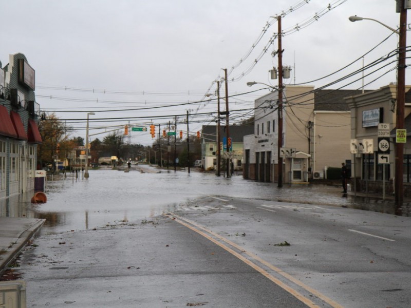 PHOTOS Damage Around Toms River Tuesday from Hurricane Sandy Toms