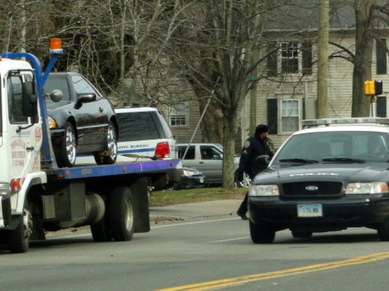 2Car Crash Ties Up Traffic on Washington, Newfield Streets