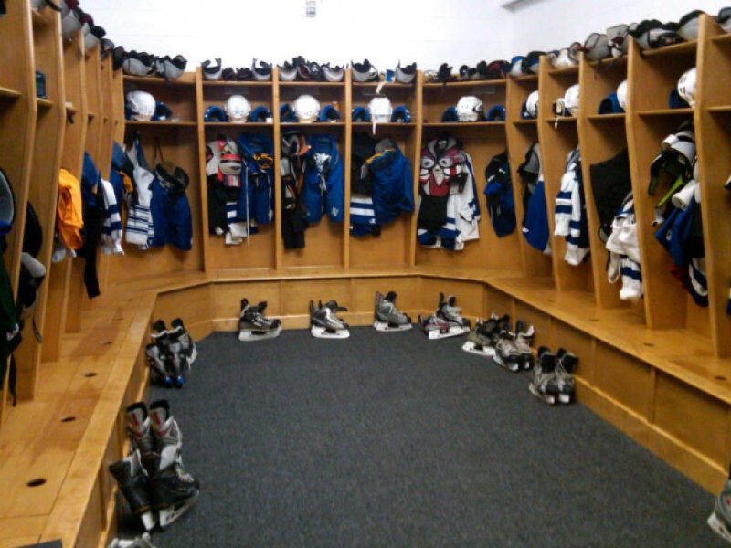 Stoneham High School #39 s Boys #39 Hockey Team Gets New Locker Room at