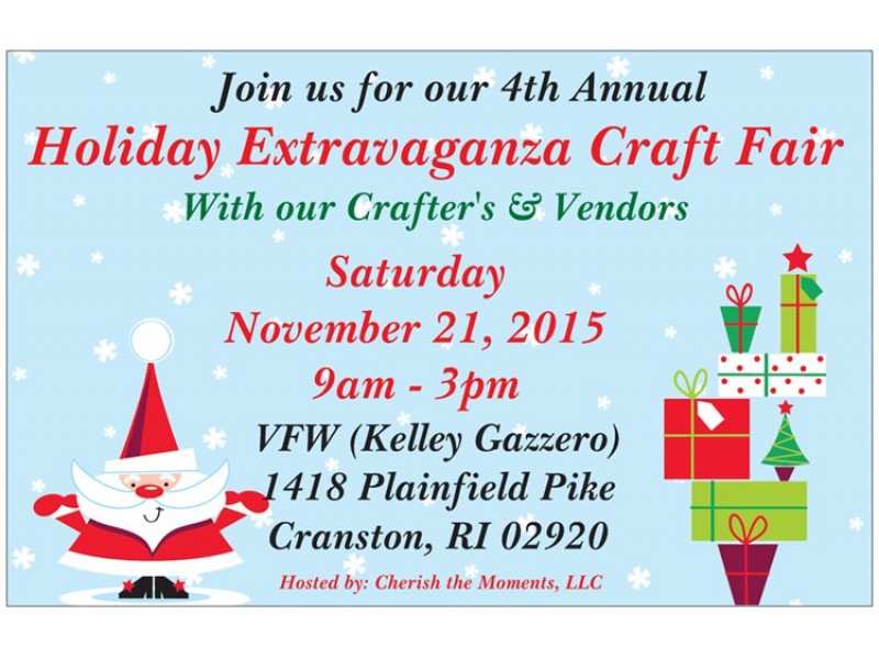 HOLIDAY EXTRAVAGANZA CRAFT FAIR - Cranston, RI Patch