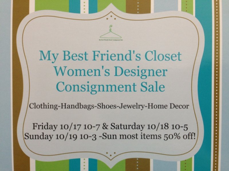 My Best Friend's Closet Consignment Sale Newport, RI Patch