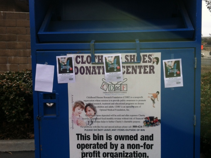 Mysterious Donation Bins Raise Questions San Juan Capistrano, CA Patch