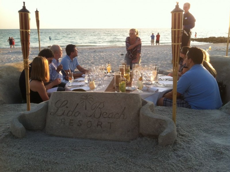 Dinner With Your Toes In The Sand Literally Sarasota Fl Patch
