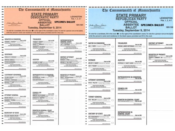 Read the Ballots for Tuesday's Primary Vote in Lexington - Lexington ...