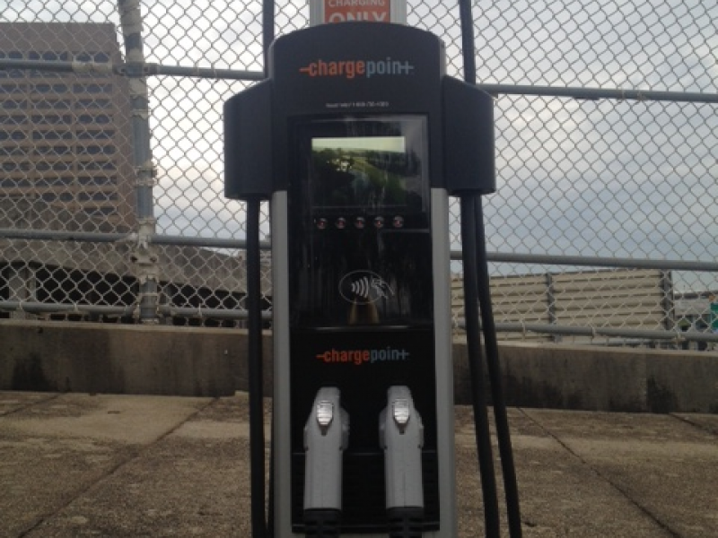 Spotted Electric Vehicle Charging Station State Capitol