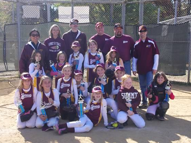 Two Summit Girls Fastpitch Softball Teams Win Cranford Fall