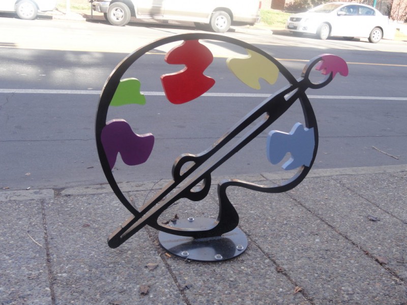 Bike Rack Art Now Installed in the Delmar Loop University City, MO Patch