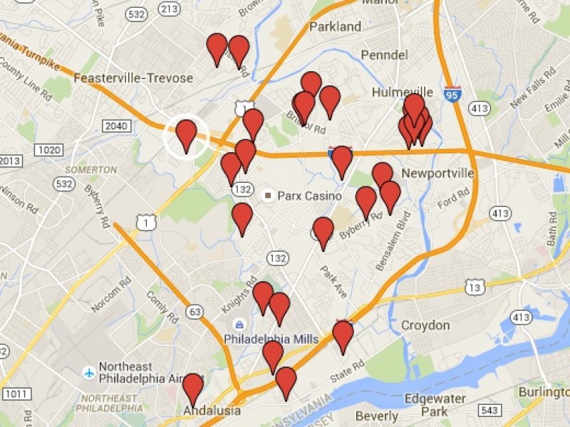 Bensalem 2015 Halloween Sex Offender Safety Map Bensalem Pa Patch 8247