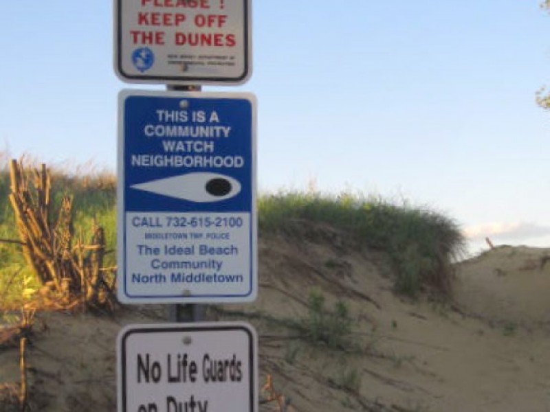 No Bathing Allowed on Leonardo, Ideal Beaches Middletown, NJ Patch