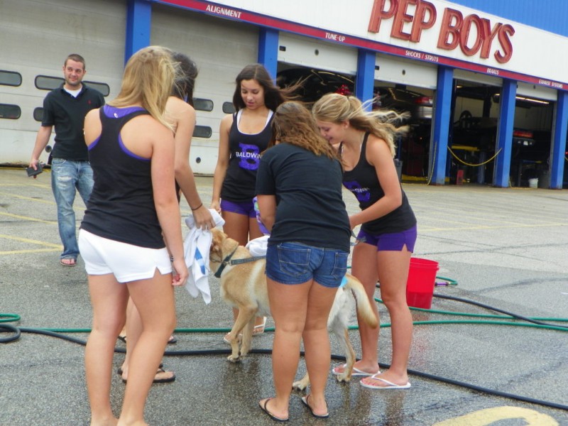 PHOTOS Baldwin Cheerleaders Car Wash in Bethel Park Baldwin, PA Patch
