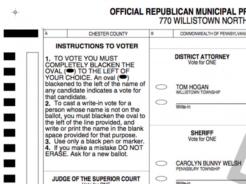 chester county republican sample ballot Sample ballots | kennett area democrats.