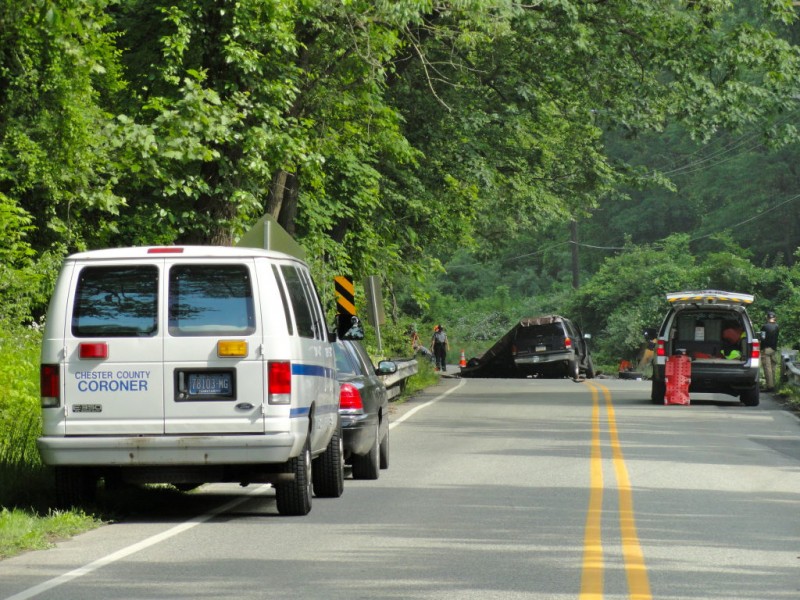 Updated SUV, PennDOT Truck Involved in Fatal Crash on Route 29 Malvern, PA Patch
