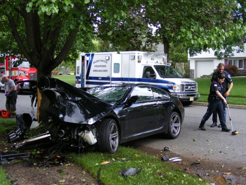 Car Crashes Into Tree, Injuring Two Ridgewood, NJ Patch