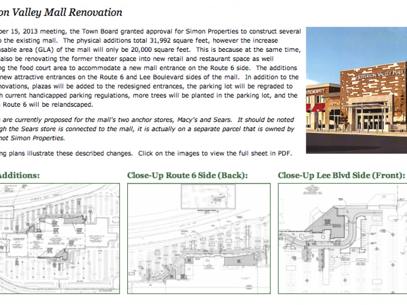 Photos of Jefferson Valley Mall Expansion and Renovation Plan