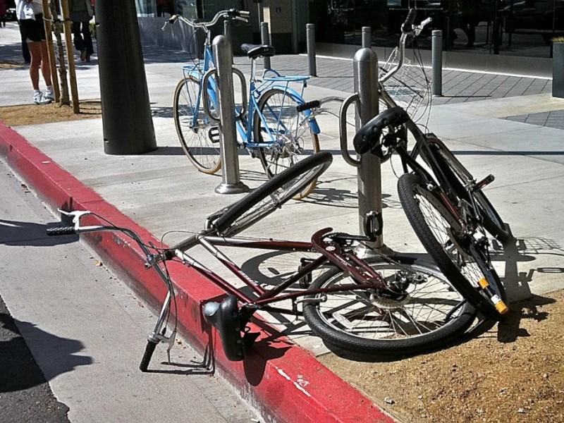 Santa Monica Has New Bike Racks but Proper Locking Technique Is Key
