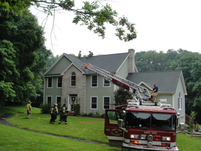 Lightning Strikes, Ignites Sandy Hook House Fire Newtown, CT Patch