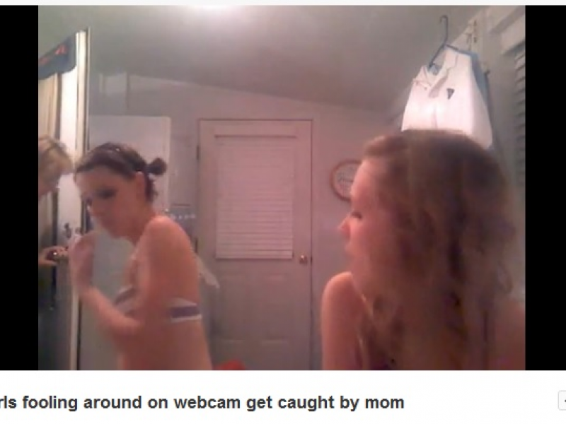 Girl Caught Webcam