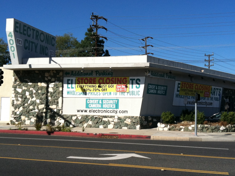 Burbank's Electronic City Closing After 5 Decades North Hollywood, CA
