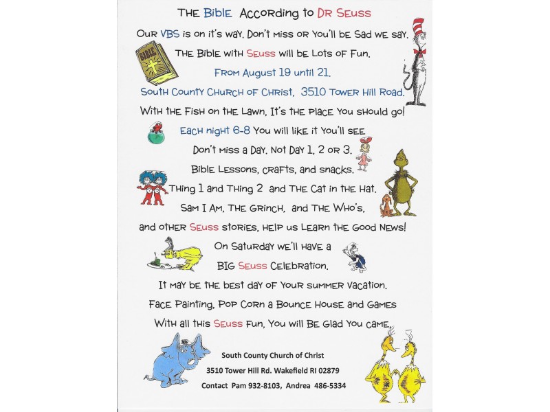 The Bible According To Dr Seuss Narragansett RI Patch the-bible-according-to-dr-seuss-narragansett-ri-patch