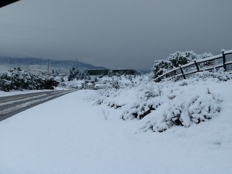 Snow! Temecula Gets Hit by Cold Storm, Rare Snowfall Temecula, CA Patch