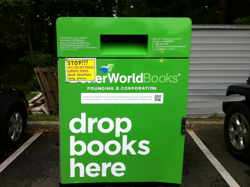Got Books? Donation Bin At Library | Smithtown, NY Patch