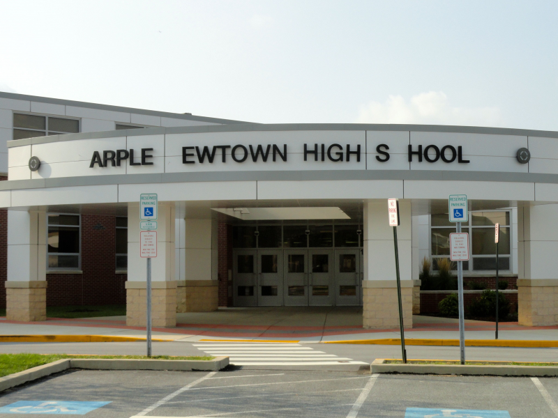 Letters Stolen from Marple Newtown High School Sign Marple Newtown