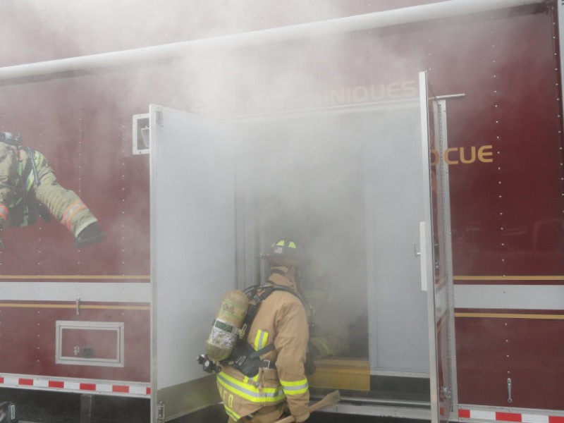 Ohio Fire Academy Training Trailer Visits Highland Heights Mayfield