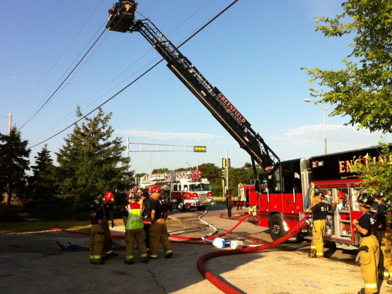 Greenfield Fire Department, DPW Take on House Fire Greenfield, WI Patch