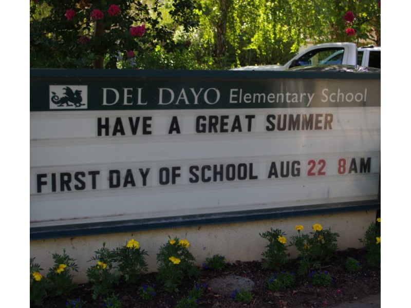 Del Dayo Elementary Sails Smoothly on First Day Fair Oaks, CA Patch