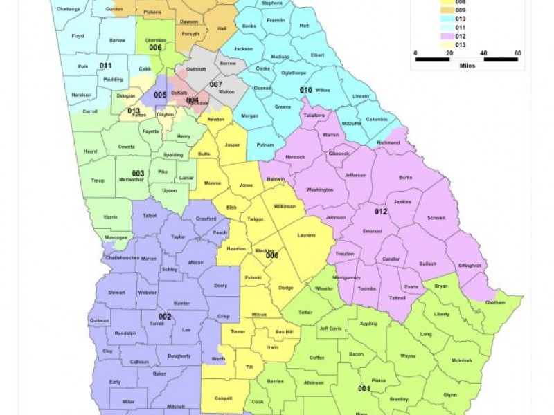 Map of Proposed Congressional Districts Released Oconee, GA Patch