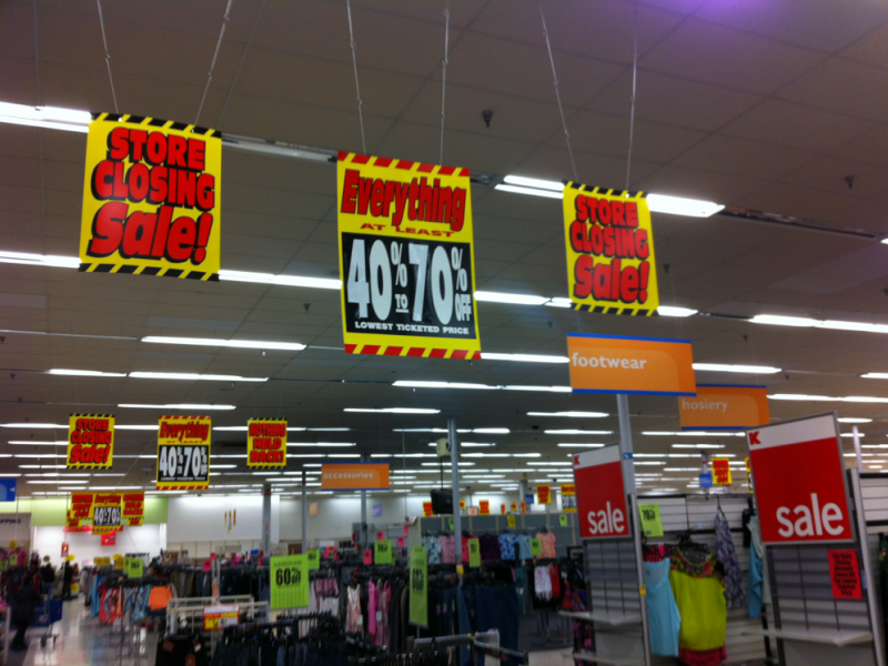 Kmart Closing Sale Under Way In Bloomfield Township Bloomfield, MI Patch