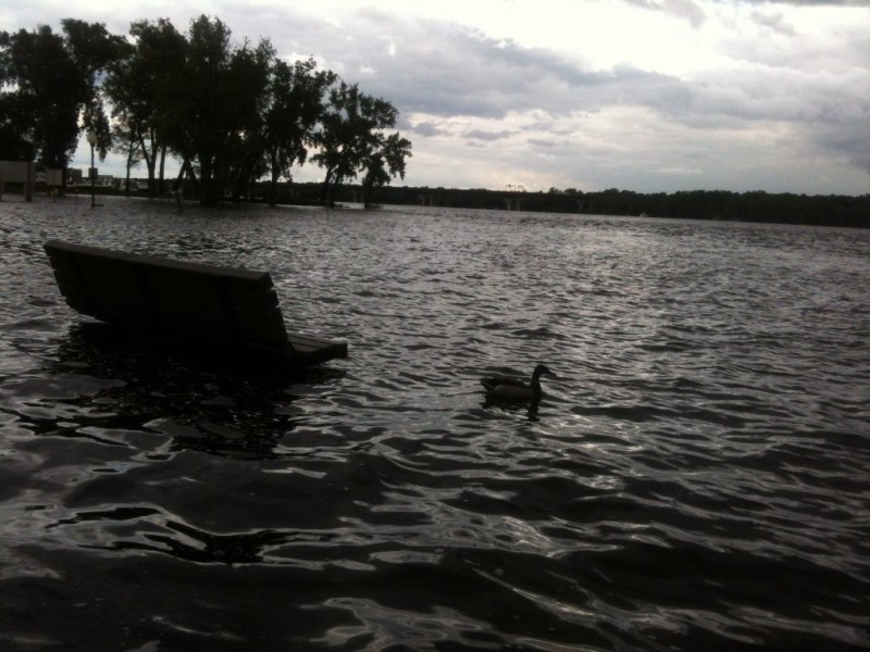 St. Croix River Flooding Hudson's Lakefront Park, Marina Hudson, WI Patch