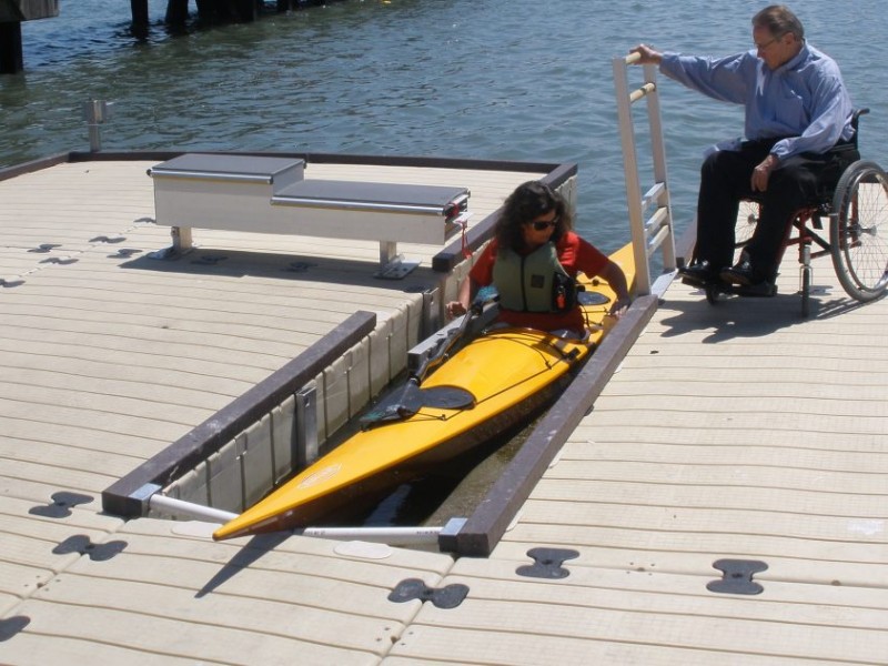 Handicap Kayak Launch Officially Opens in Wyandotte | Wyandotte, MI Patch