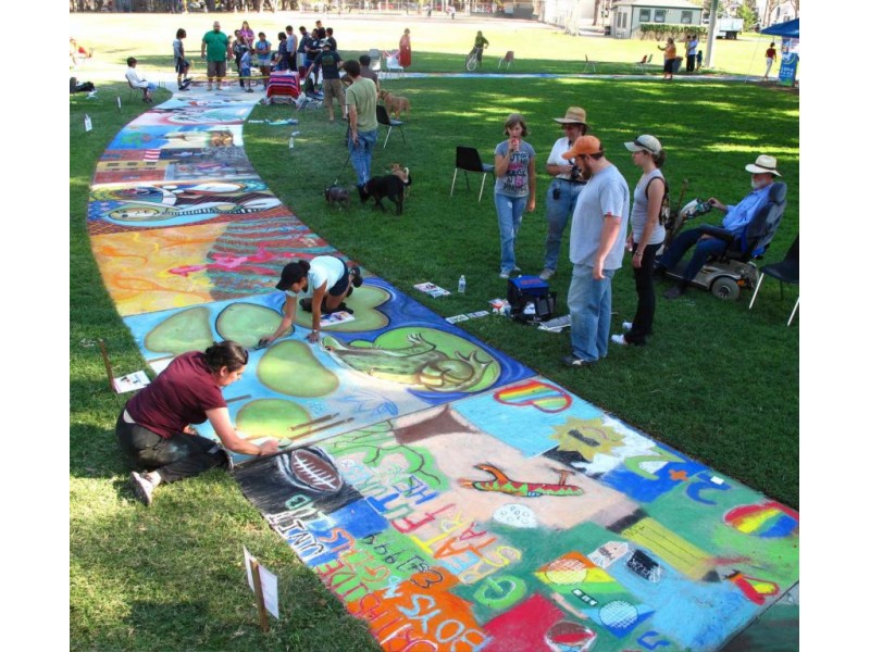 Luna Park Chalk Art Festival Saturday Los Gatos, CA Patch