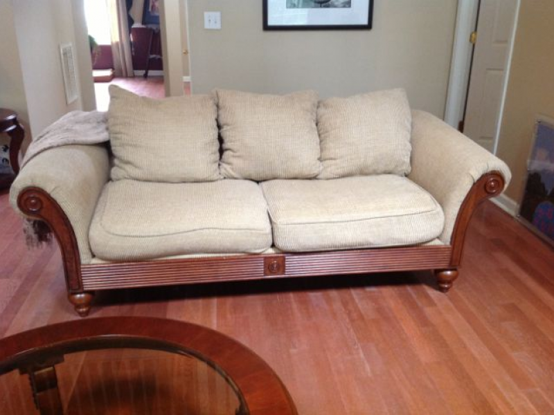 beige and cherry wood living room set stone mountain ga patch