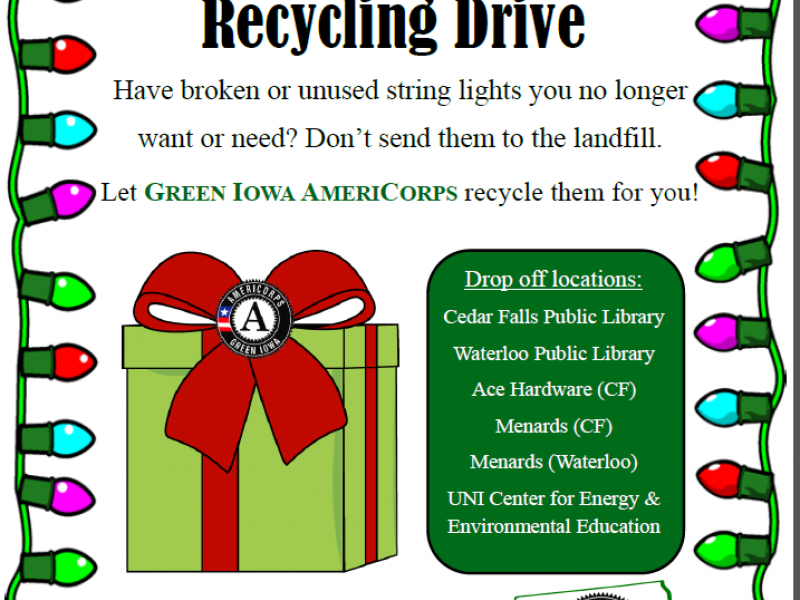 Holiday Lights Recycling Drive! Iowa City, IA Patch