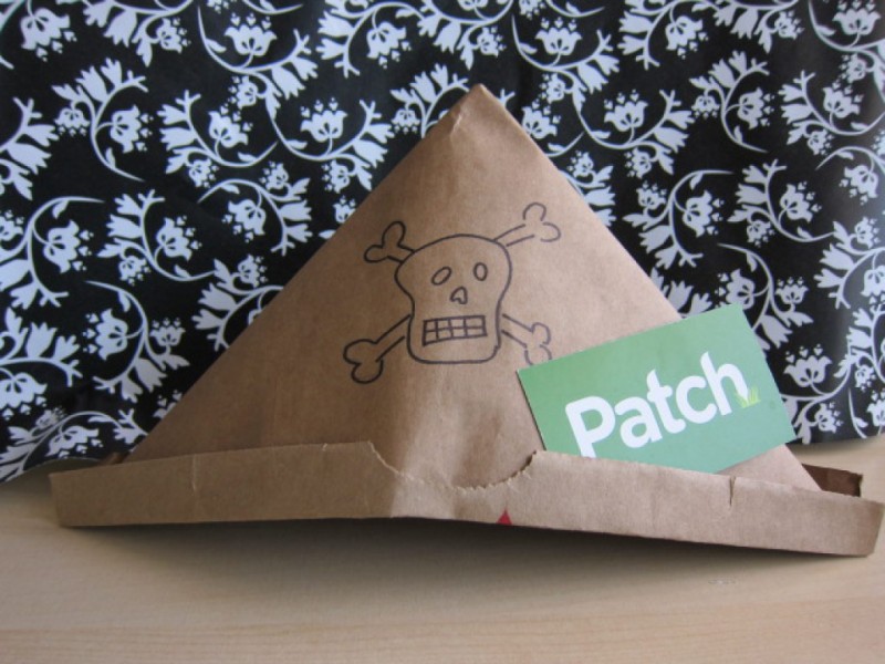 How To Make A Paper Pirate Hat For International Talk Like A Pirate Day 