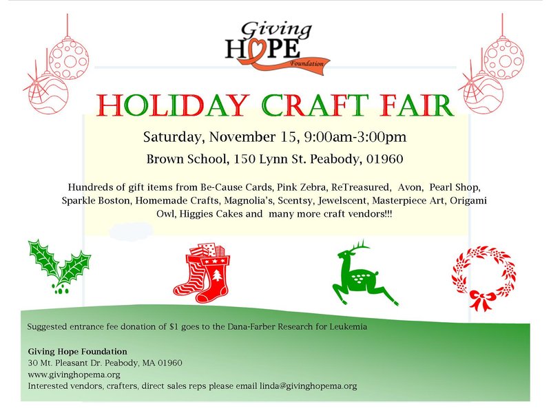 New england craft in specialty food fair! , fri, nov 11, 2022, 9:00 am Holiday Craft Fair | Peabody, MA Patch
