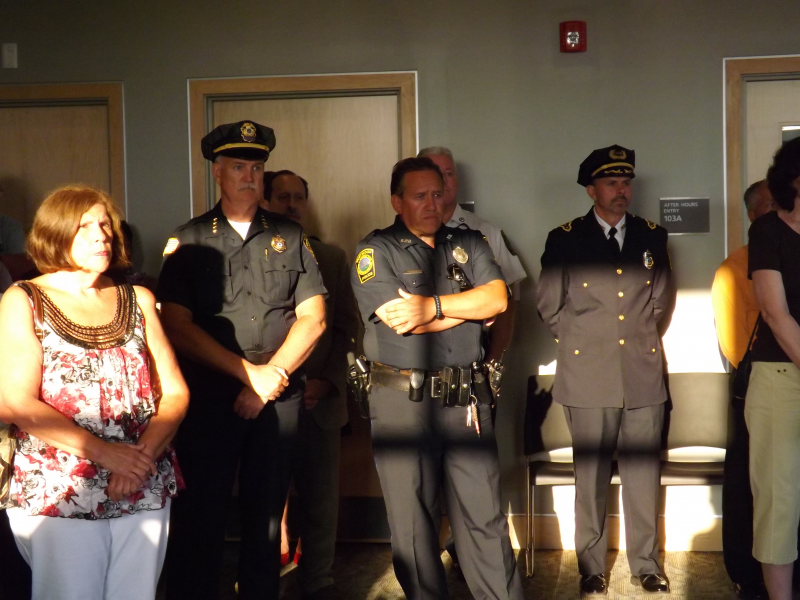 New Police Chief Jeff Silva Officially Sworn In Westwood, MA Patch