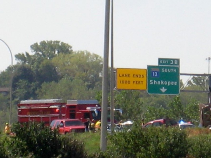 Burnsville Woman in Critical Condition After 4vehicle Pileup on I35W