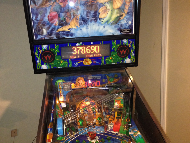 1992 Fish Tales Pinball Machine For Sale Merrick, NY Patch