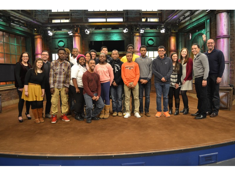 Stamford's Future 5 program Tours NBCUniversal studio at the Stamford