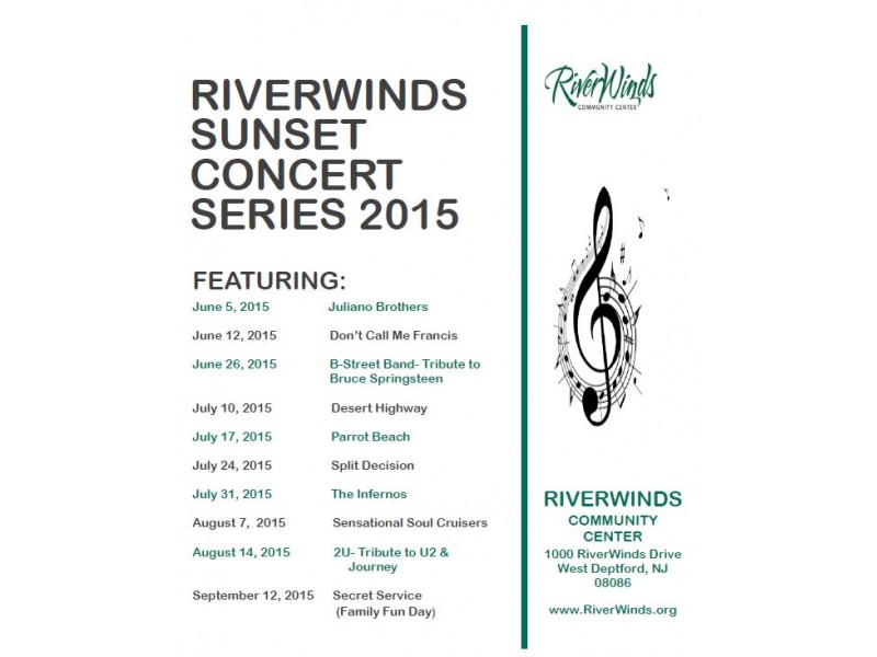 RiverWinds Sunset Concert Series West Deptford, NJ Patch