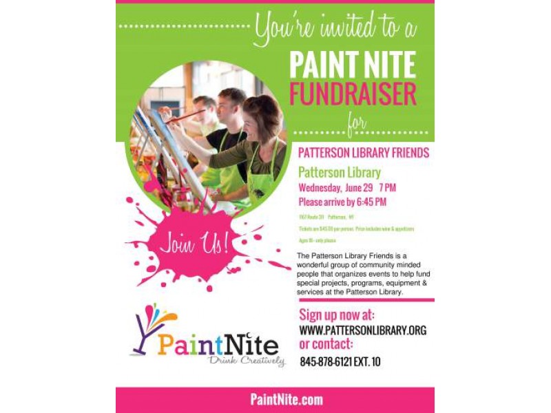 Paint Nite Fundraiser Southeast, NY Patch