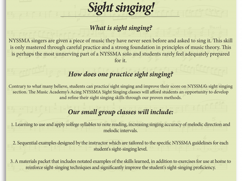 nyssma level 6 sight reading practice