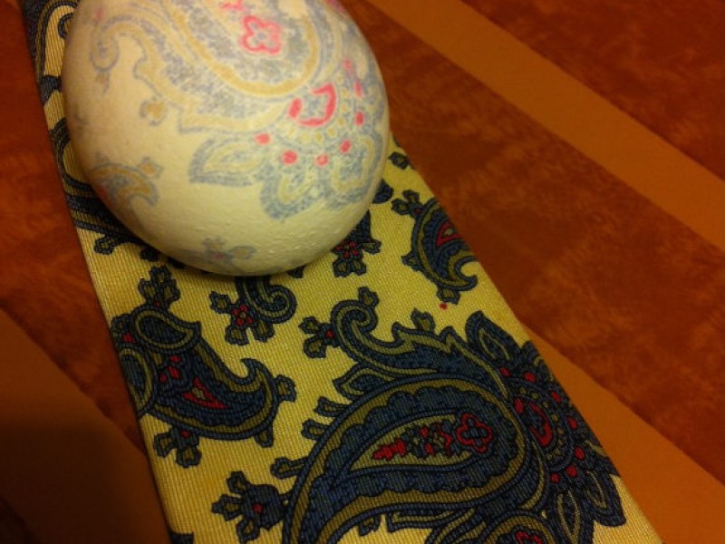 How to 'Tie Dye' Easter Eggs Using Silk Ties Encino, CA Patch